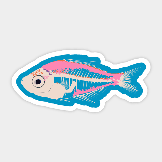 Indian Glassy Fish Sticker by stargatedalek